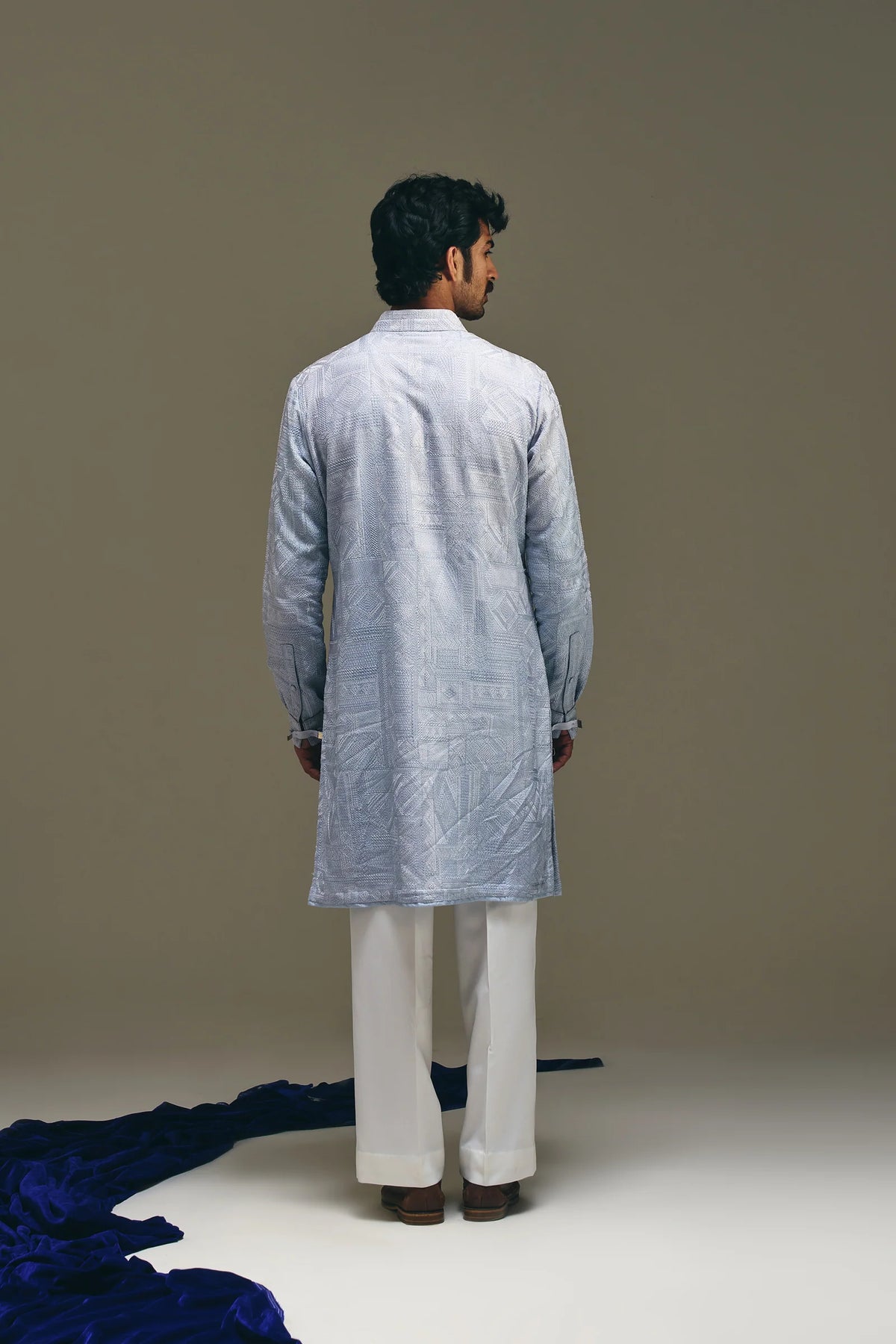 Jibaro Kurta in Sky Blue