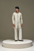 Astral Motif Kurta in Butter Cream
