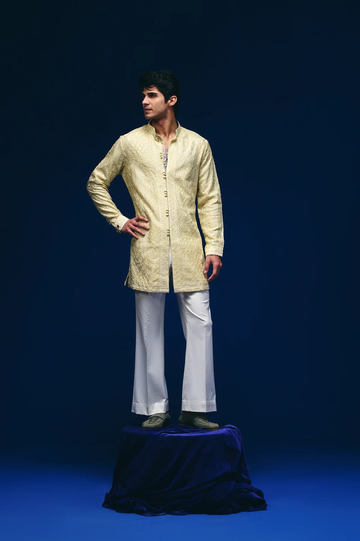 Boro Front Open Kurta
