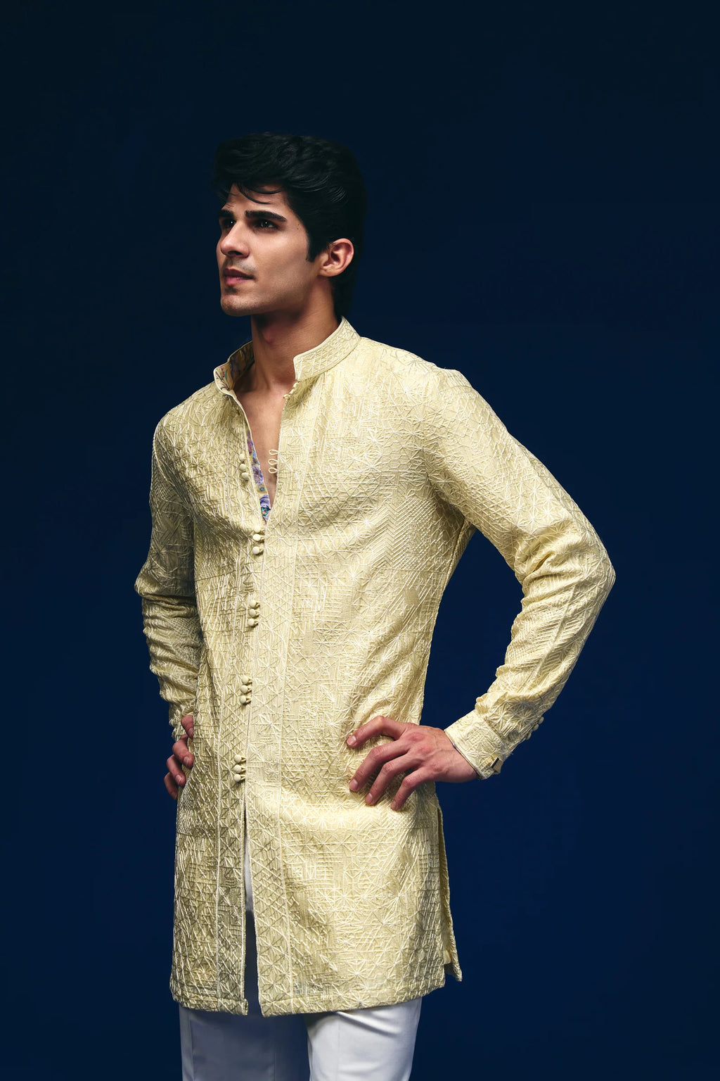 Boro Front Open Kurta