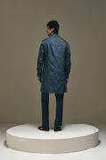Nest Silk Kurta in Granite Grey