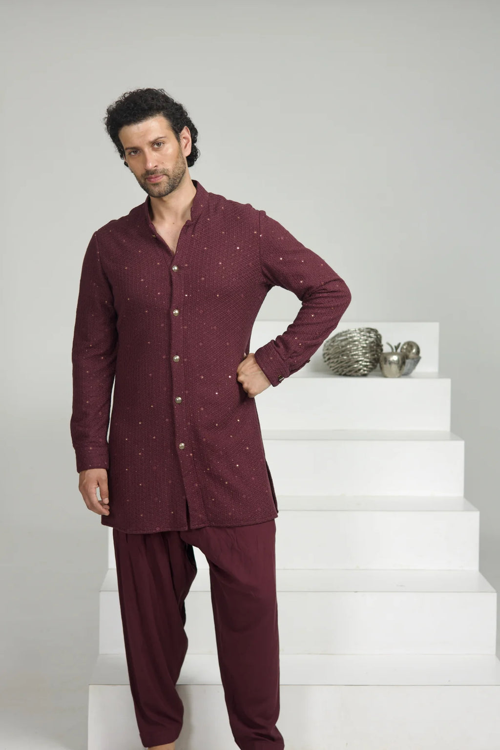 Daffodil Front Open Kurta