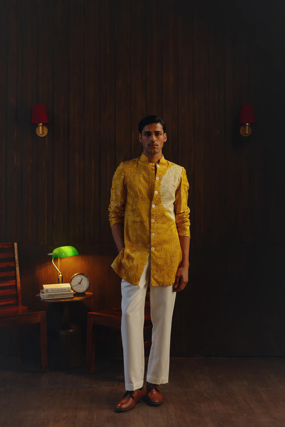 SHIBORI BANDHANI KURTA SHIRT SET