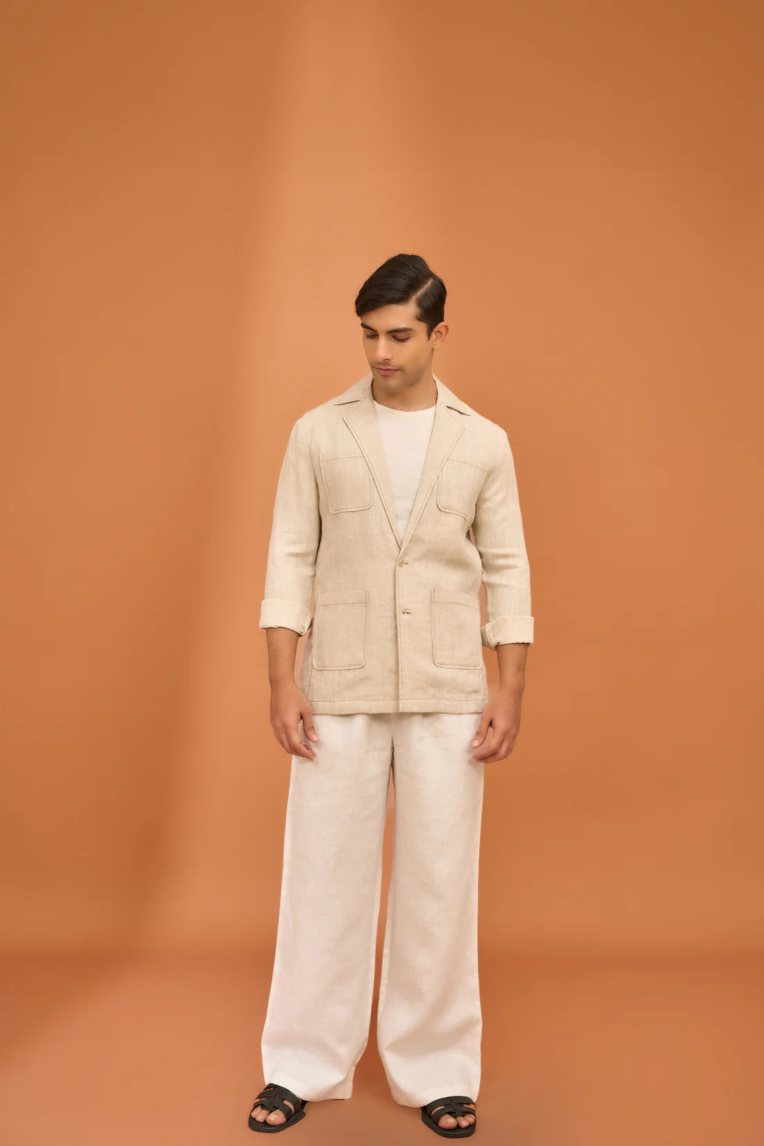 SAND NOTCH COLLAR SHAKET