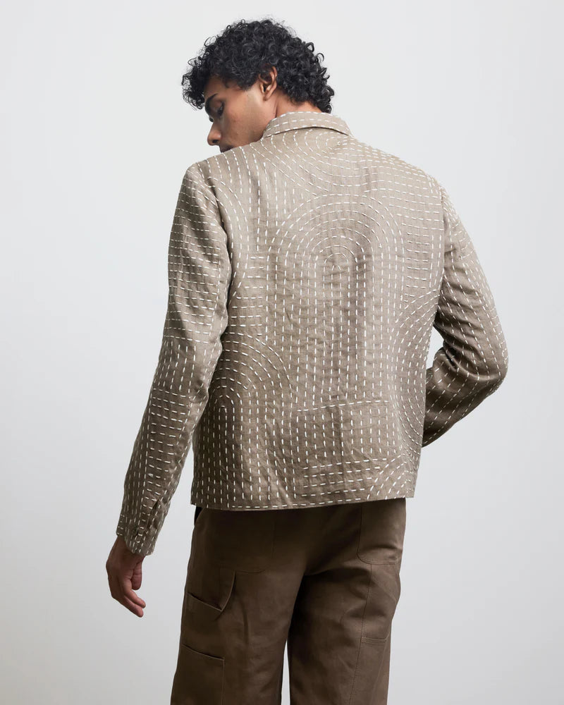 BAUHAUS KANTHA BEIGE JACKET