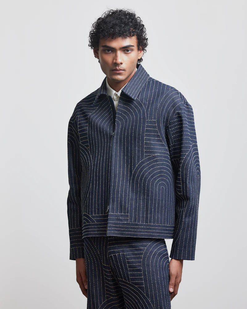 BAUHAUS KANTHA DENIM JACKET