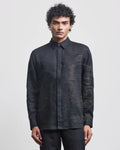 BLUR SHADOW EMBROIDERED SHIRT