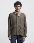 FAUX BUTTONHOLE WORKWEAR JACKET