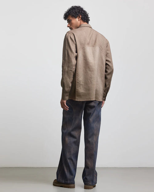 ARCH CROCHET PANEL SHIRT
