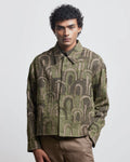 FRAY APPLIQUE MULTI ARCH JACKET