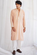 PEACH DORI WORK MENS KURTA WITH SALWAR