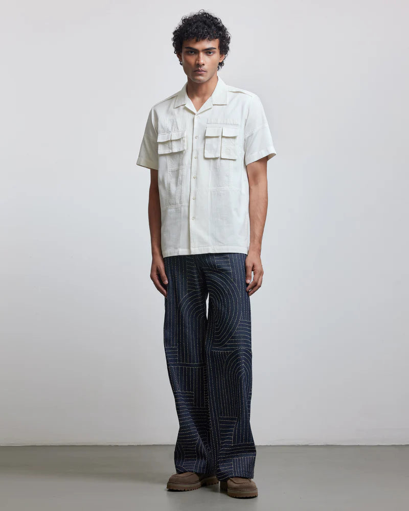 RIPSTOP PATCH HALF SHIRT