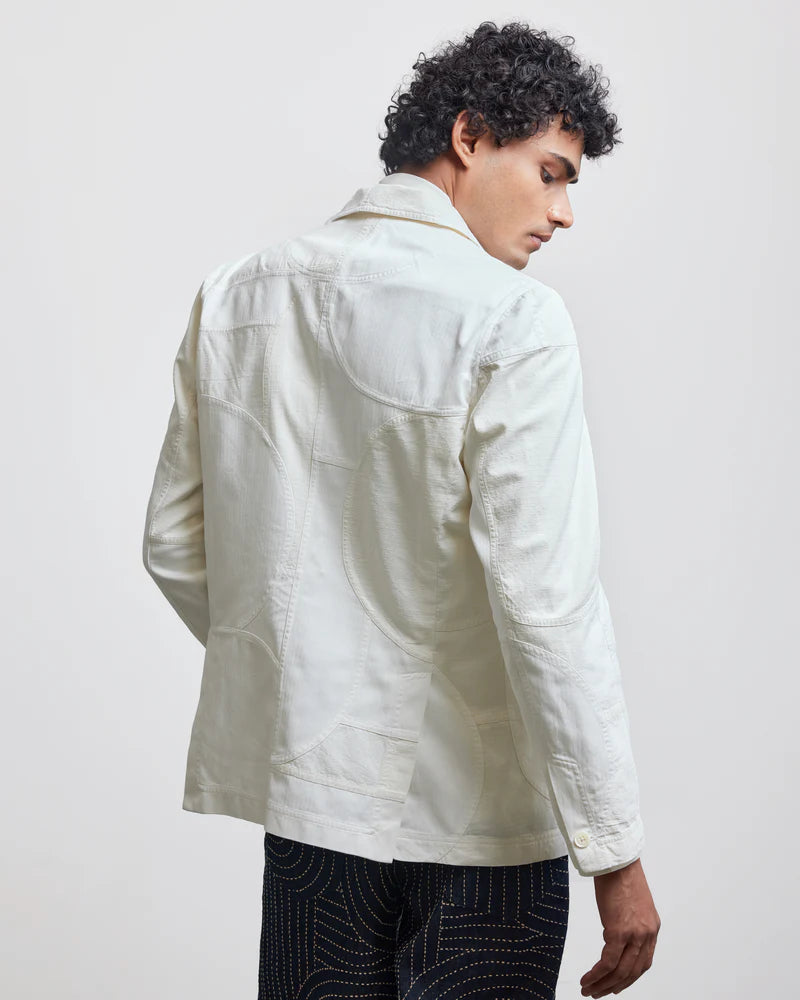 RIPSTOP SINGLE BREASTED BLAZER