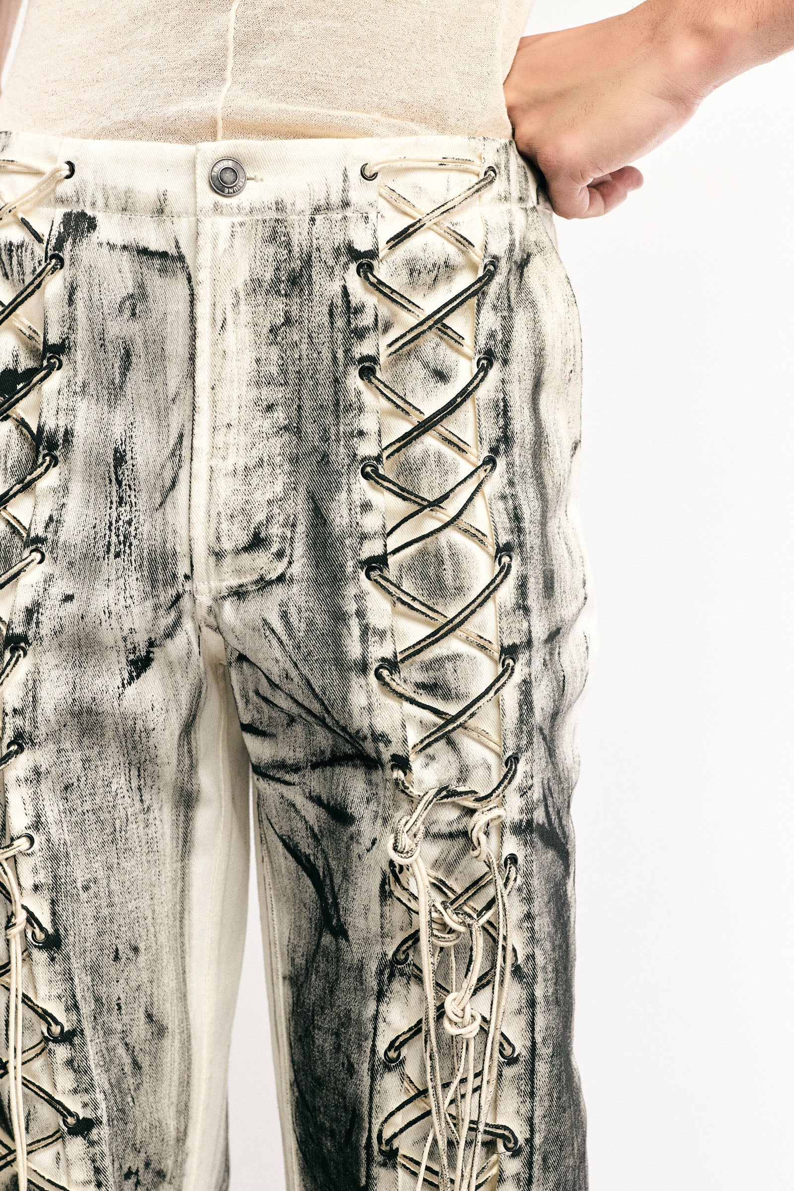 Dirty Foil Pants