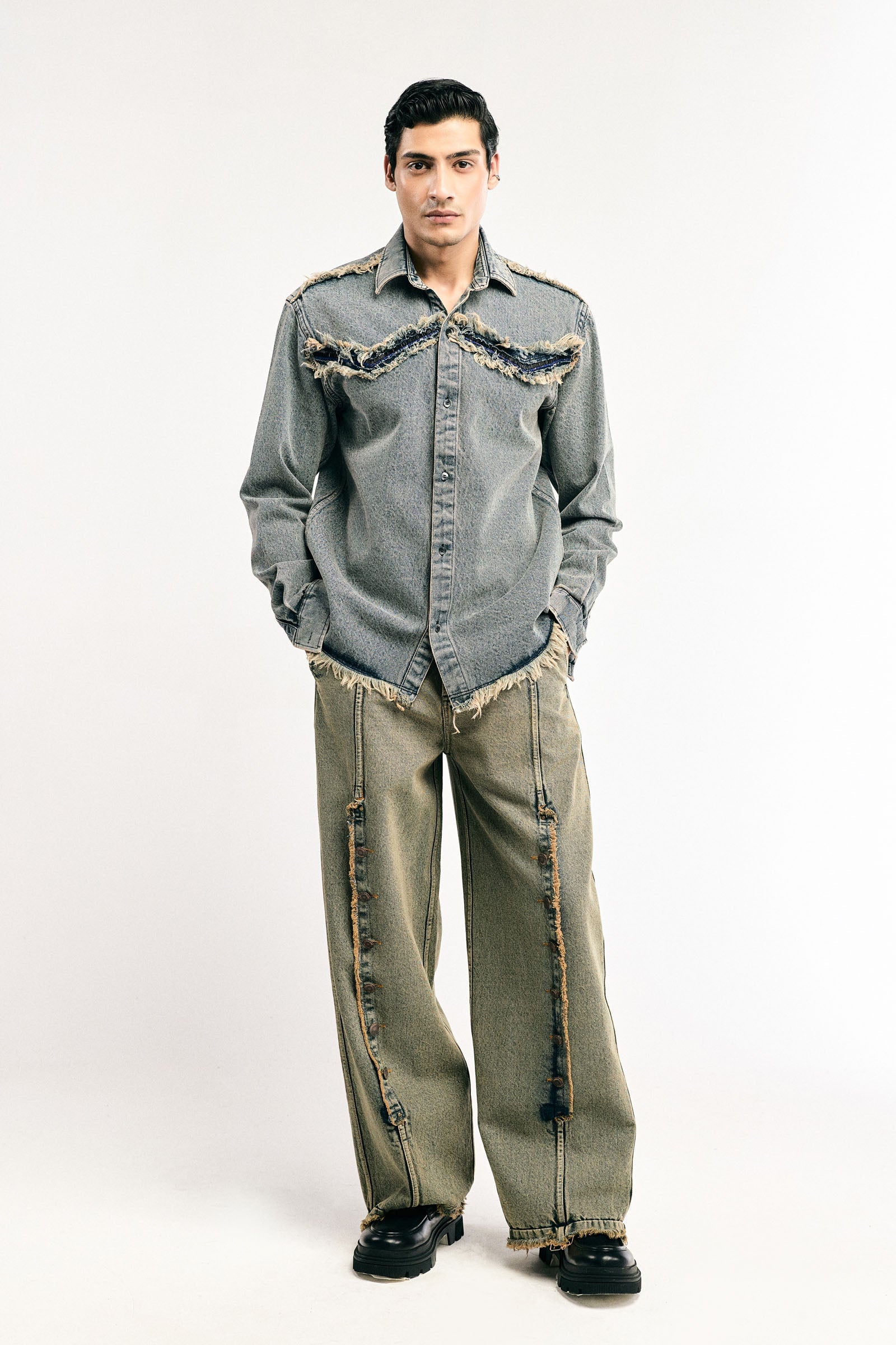 Tactile Denim Shirt