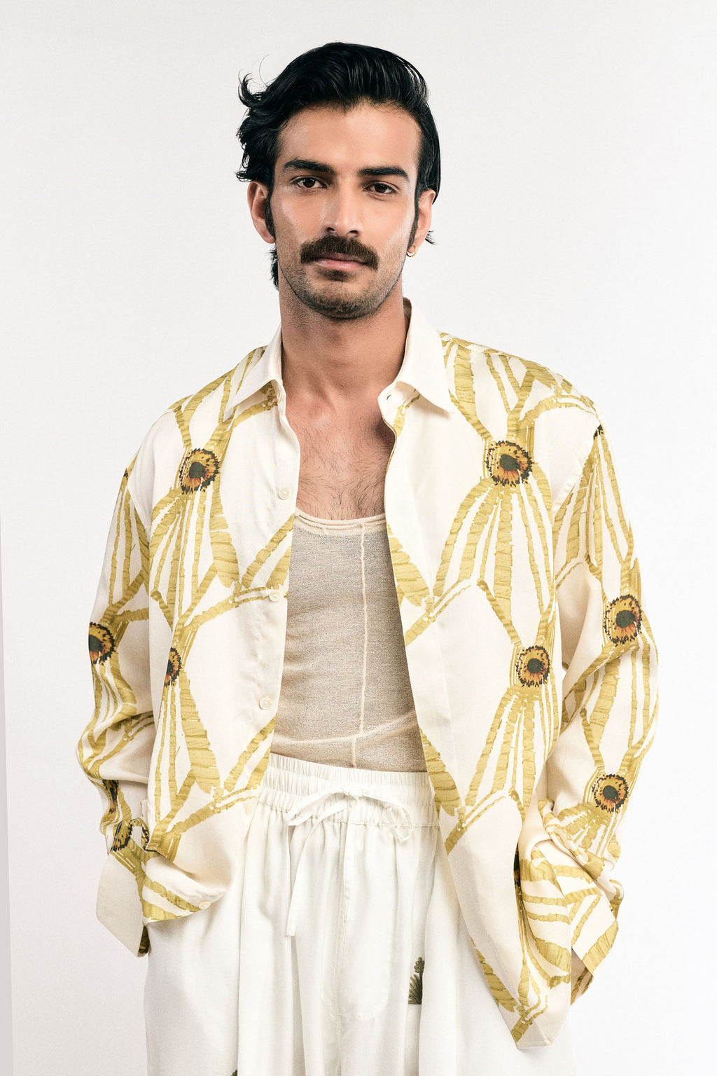 Yellow Turtle Flower Shirt